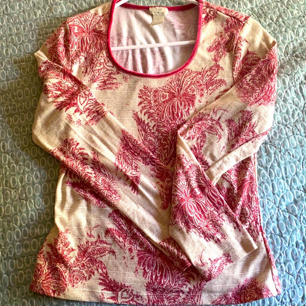 J.Jill long sleeve top size small
